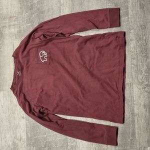 Maroon Ivory Ella Long Sleeve Shirt